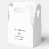 Homemade bakery add jouw tekst name custom bedankdoosjes (Geopend)