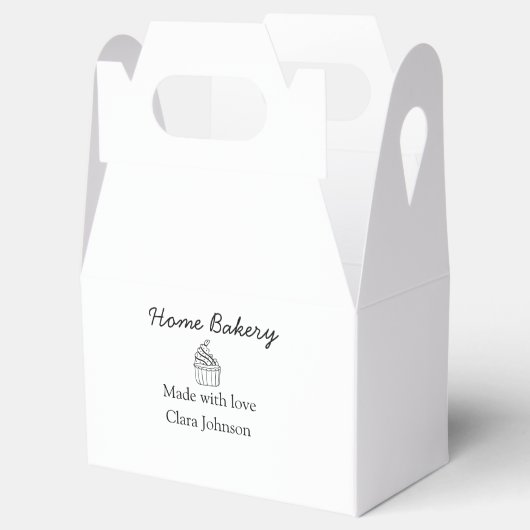Homemade bakery add jouw tekst name custom bedankdoosjes (Geopend)
