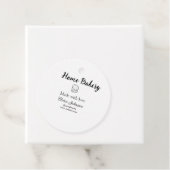 Homemade bakery add jouw tekst name custom bedankjes labels (In situ)