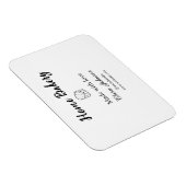 Homemade bakery add jouw tekst name custom magneet (Rechterzijde)