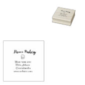 Homemade bakery add jouw tekst name custom rubberstempel (Gestempeld)