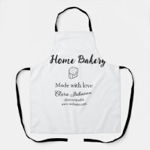 Homemade bakery add jouw tekst name custom