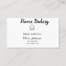 Homemade bakery add jouw tekst name custom
