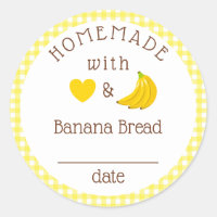 Homemade Banana Bread Gingham