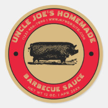  Homemade Barbecue Sauce Label Sjabloon