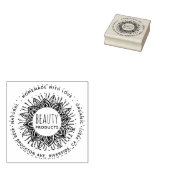 Homemade Beauty Products Business Stamp Rubberstempel (Gestempeld)