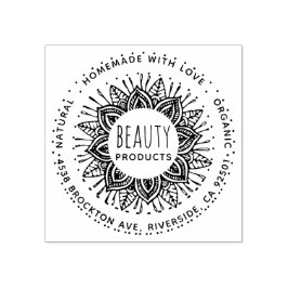Homemade Beauty Products Business Stamp Rubberstempel