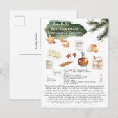 Homemade Bizcochitos Recipe | Vakantie Briefkaart (Voorkant / Achterkant)