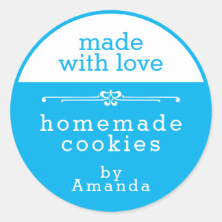 Homemade Bked Goods Cookies Ronde Sticker