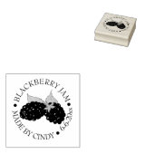 Homemade Blackberry Jam Jelly PReserves, geconserv Rubberstempel (Gestempeld)