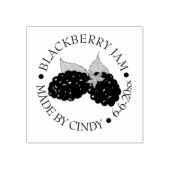 Homemade Blackberry Jam Jelly PReserves, geconserv Rubberstempel (Afrduk)