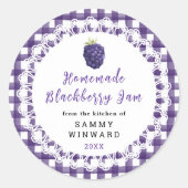 Homemade Blackberry Jam Label (Voorkant)