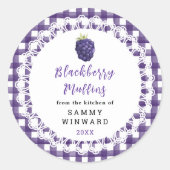Homemade Blackberry Jam Label (Voorkant)