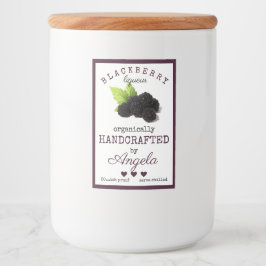 Homemade Blackberry Liqueur Flacelabel | Voedselcontainer Etiket