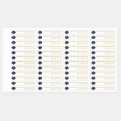 Homemade Blackcurrant Jam Thin Seal Label (Vel)