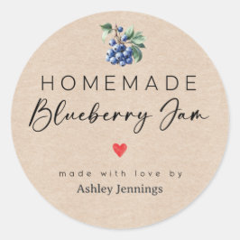 Homemade Blueberry Jam Labels | Made with Love