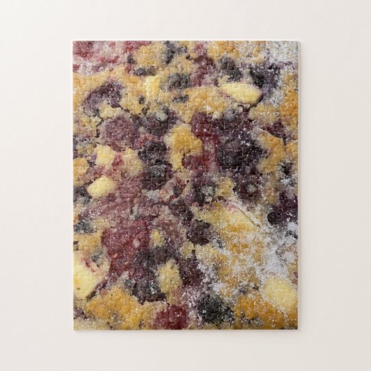 Homemade Blueberry Raspberry Blackberry Cobbler Legpuzzel (Verticaal)