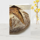 Homemade Bread Blank Greeting Card Kaart (Gele Bloem)