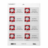 Homemade cadeaus met aanpasbare liefdesverpakkinge etiket (Full Sheet)