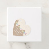 Homemade cake snoepje bedankjes labels (In situ)