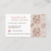 Homemade Cakes, bakkerij Visitekaartje (Achterkant)