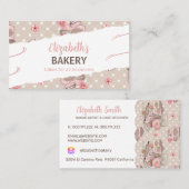 Homemade Cakes, bakkerij Visitekaartje (Voorkant / Achterkant)