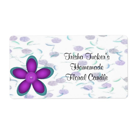 Homemade Candle Label (Voorkant)