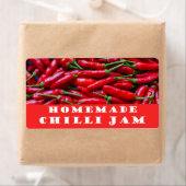 Homemade chilli jam label (Insitu)