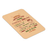 Homemade Chocolade Chip Cookies Recept Magneet (Rechterzijde)