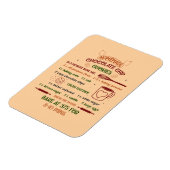 Homemade Chocolade Chip Cookies Recept Magneet (Linkerzijde)