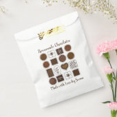 Homemade Chocolade Chocolatier Bon Snoep Bedankzakje (Gezegeld)