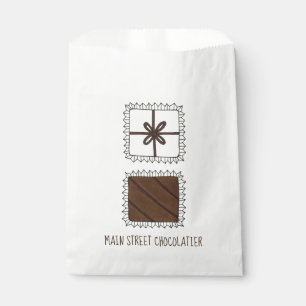 Homemade Chocolade Chocolatier Bon Snoep Bedankzakje