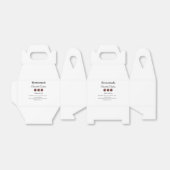 Homemade chocolade koekjes gemaakt met liefde voeg bedankdoosjes (Uitgevouwen)