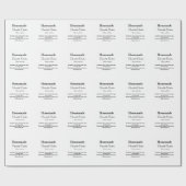 Homemade chocolade koekjes gemaakt met liefde voeg cadeaupapier (Vlak)