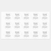 Homemade chocolade koekjes gemaakt met liefde voeg labels (Vel)