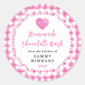 Homemade Chocolate Bark Label (Voorkant)