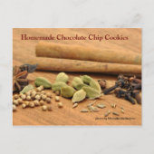 Homemade Chocolate Chip Cookies Briefkaart (Voorkant)
