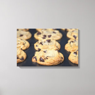 homemade Chocolate Chip Cookies Canvas Afdruk