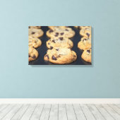 homemade Chocolate Chip Cookies Canvas Afdruk (Insitu (Houten vloer))