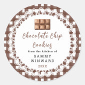 Homemade Chocolate Chip Cookies Label (Voorkant)