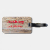 Homemade Chutney uienananananas cadeau Bagagelabel (Achterkant horizontaal)