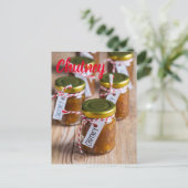 Homemade Chutney uienananananas cadeau Feestdagenkaart (Staand voorkant)