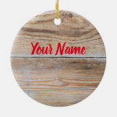 Homemade Chutney uienananananas cadeau Keramisch Ornament (Achterkant)