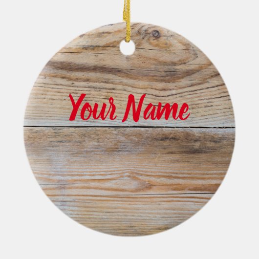 Homemade Chutney uienananananas cadeau Keramisch Ornament (Achterkant)