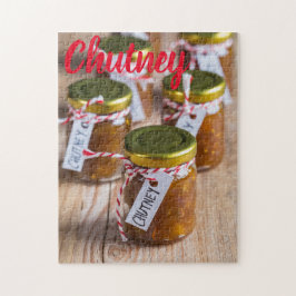 Homemade Chutney uienananananas cadeau Legpuzzel