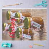 Homemade Chutney uienananananas cadeau Tissuepapier (Craft)