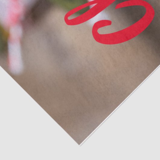 Homemade Chutney uienananananas cadeau Tissuepapier (Detail)