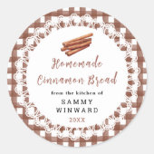 Homemade Cinnamon Bread Label (Voorkant)