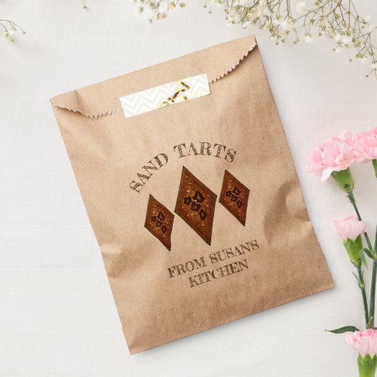Homemade Cinnamon Sand Tarts kerstkoekjes Bedankzakje (Gezegeld)