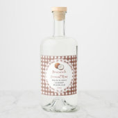 Homemade Coconut Rum Label Likeurfles Etiket (Voorkant)